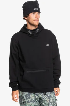 Quiksilver Big Logo Tech - Pullover con cappuccio da Uomo