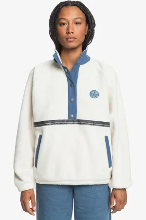 Quiksilver UNI - Felpa in pila con mezza cerniera da uomo