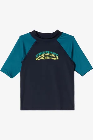 Quiksilver Everyday - Maglietta da Surf UPF 50 a Maniche Corte da Ragazzo 2-7