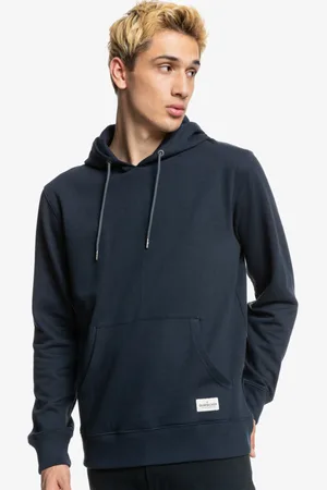 Quiksilver Essentials - Felpa in materiale biologico con cappuccio voor Uomo