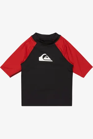 Quiksilver Everyday - Maglietta da Surf UPF 50 a Maniche Corte da Ragazzo 2-7