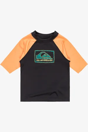 Quiksilver Everyday - Maglietta da Surf UPF 50 a Maniche Corte da Ragazzo 2-7