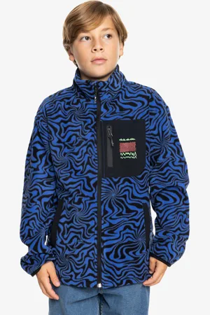 Quiksilver Ice Fields - Felpa con zip da Ragazzo 8-16