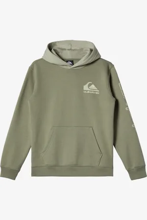 Quiksilver Logo - Pullover con cappuccio da Ragazzo 8-16
