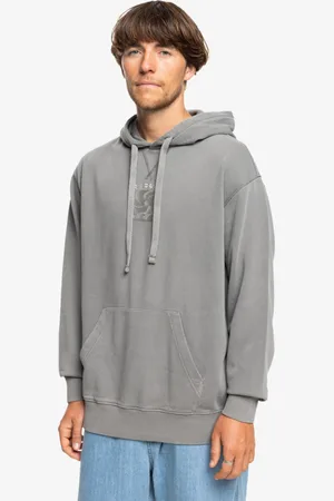 Quiksilver Garment Dye - Pullover con cappuccio da Uomo
