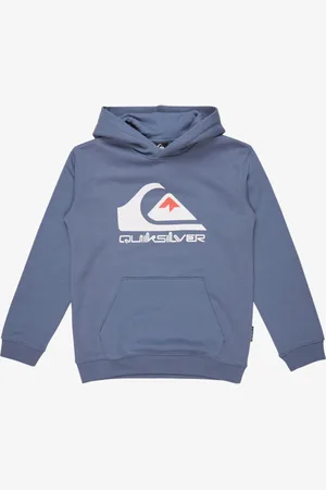 Quiksilver Big Logo - Pullover con cappuccio da Ragazzo 8-16