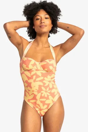 Quiksilver UNI Love Blows - Costume intero con collo halter da Donna