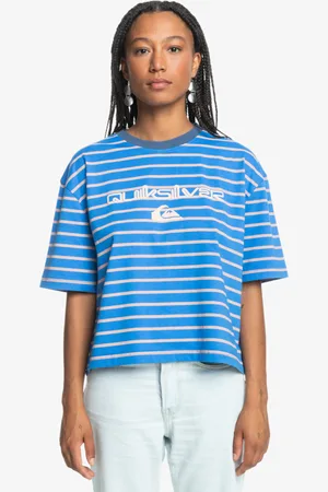 Quiksilver UNI Stripe And Arts - Maglietta a maniche corte da donna