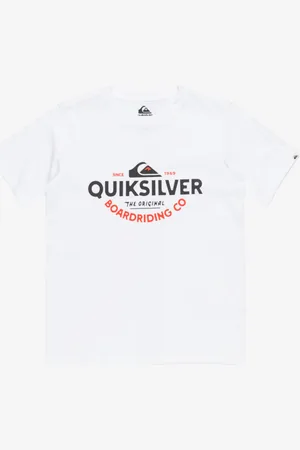 Quiksilver Ev Typed Out - Maglietta a maniche corte da Ragazzo 8-16