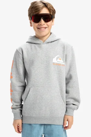 Quiksilver Omni Logo - Pullover con cappuccio da Ragazzo 8-16