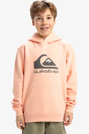 Quiksilver Big Logo - Pullover con cappuccio da Ragazzo 8-16