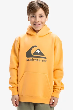 Quiksilver Big Logo - Pullover con cappuccio da Ragazzo 8-16
