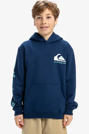 Quiksilver Omni Logo - Pullover con cappuccio da Ragazzo 8-16