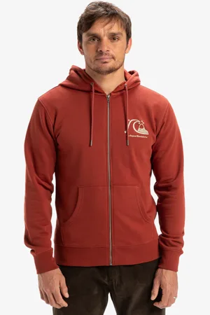 Quiksilver Graphic - Felpa con cerniera integrale e cappuccio da Uomo