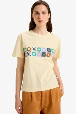 Quiksilver Tilebloom - Maglietta serigrafata a maniche corte da Donna