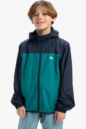 Quiksilver Overcast - Giacca a Vento con Cappuccio da Ragazzo 8-16