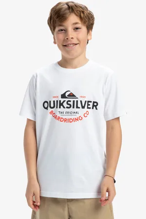 Quiksilver Ev Typed Out - Maglietta a maniche corte da Ragazzo 8-16