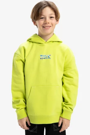 Quiksilver Chrome Lightning - Pullover con cappuccio da Ragazzo 8-16