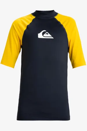 Quiksilver Everyday - Maglietta da Surf UPF 50 a Maniche Corte da Ragazzo 8-16