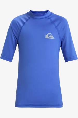 Quiksilver Everyday - Maglietta da Surf UPF 50 a Maniche Corte da Ragazzo 8-16