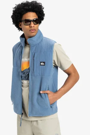 Quiksilver Clean Coast Gilet - Felpa con cerniera integrale da Uomo