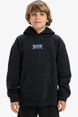 Quiksilver Chrome Lightning - Pullover con cappuccio da Ragazzo 8-16