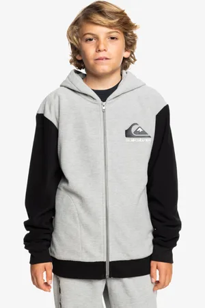 Quiksilver Essential - Felpa con cappuccio e zip da Ragazzo 8-16