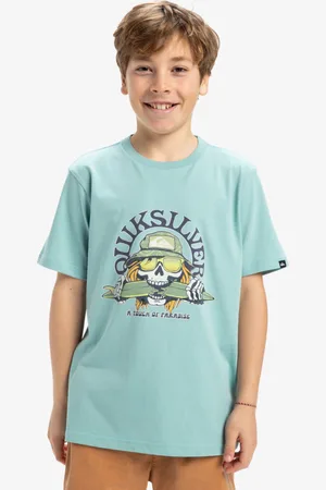 Quiksilver Ev Skull Feast - Maglietta a maniche corte da Ragazzo 8-16