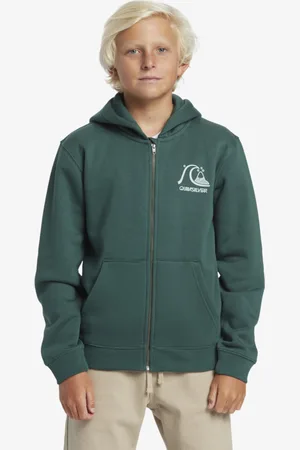 Quiksilver Graphic - Felpa con cerniera e cappuccio per ragazzo 8-16 anni