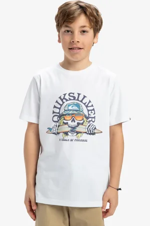 Quiksilver Ev Skull Feast - Maglietta a maniche corte da Ragazzo 8-16