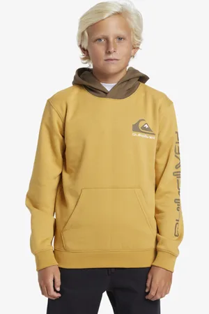 Quiksilver Logo - Pullover con cappuccio da Ragazzo 8-16