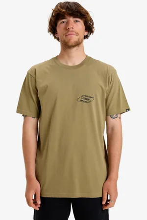 Quiksilver Ev Ripple Font - Maglietta serigrafata a maniche corte da Uomo