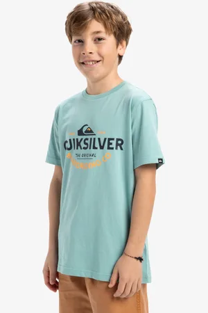 Quiksilver Ev Typed Out - Maglietta a maniche corte da Ragazzo 8-16