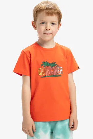 Quiksilver Sunny Palms - Maglietta a maniche corte da Ragazzo 2-7