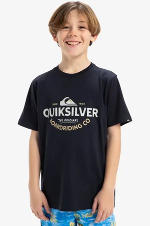 Quiksilver Ev Typed Out - Maglietta a maniche corte da Ragazzo 8-16
