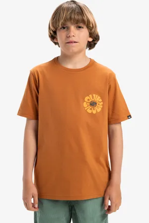 Quiksilver Evo Road End - Maglietta a maniche corte da Ragazzo 8-16
