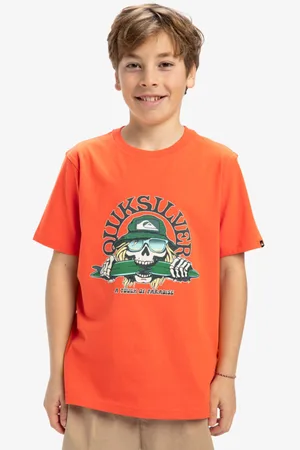 Quiksilver Ev Skull Feast - Maglietta a maniche corte da Ragazzo 8-16