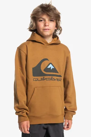 Quiksilver Big Logo - Pullover con cappuccio da Ragazzo 8-16