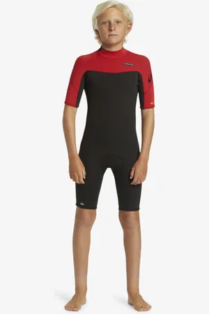 Quiksilver 2/2mm Everyday Sessions - Muta estiva a maniche corte con zip posteriore da Ragazzo