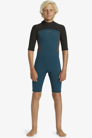 Quiksilver 2/2mm Everyday Sessions - Muta estiva a maniche corte con zip posteriore da Ragazzo