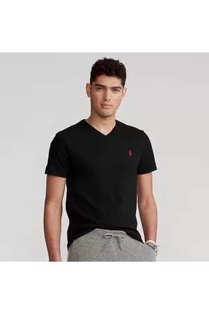 Ralph Lauren Uomo T-shirt - Maglietta con scollo a V Custom Slim-Fit