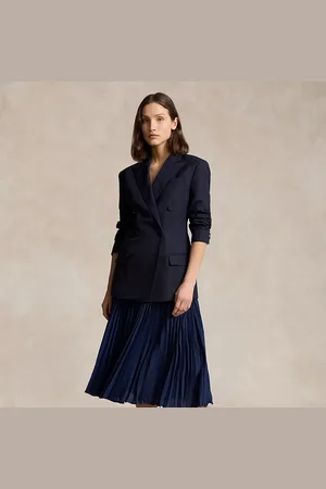 Ralph Lauren Gonna in georgette a pieghe
