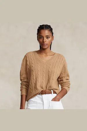 Ralph Lauren Maglia in cashmere a trecce Relaxed-Fit