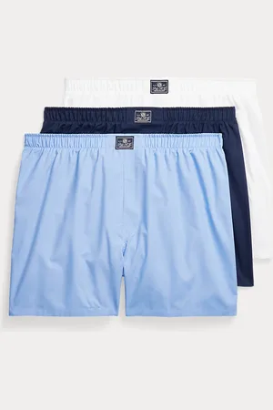 Ralph Lauren Tre paia di boxer in cotone