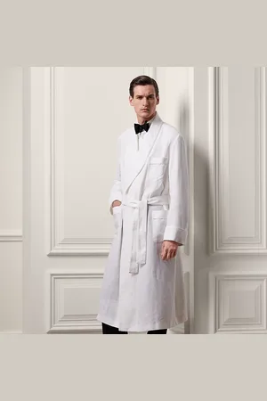 Ralph Lauren Vestaglia in lino con monogramma