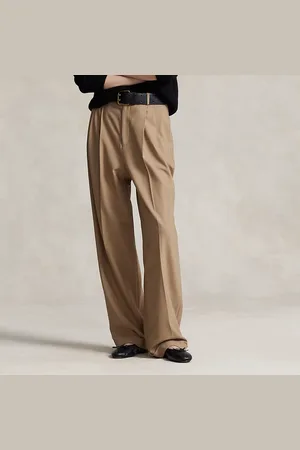 Ralph Lauren Pantaloni a gamba larga in misto lana