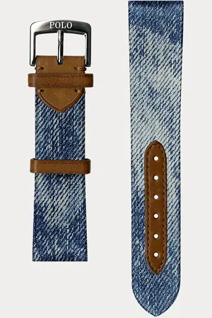 Ralph Lauren Cinturino da orologio in denim