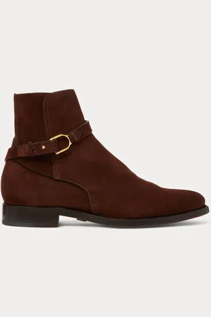 Ralph Lauren Stivali Welington in vitello scamosciato