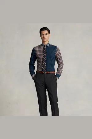 Ralph Lauren Pantaloni in twill di lana Slim-Fit