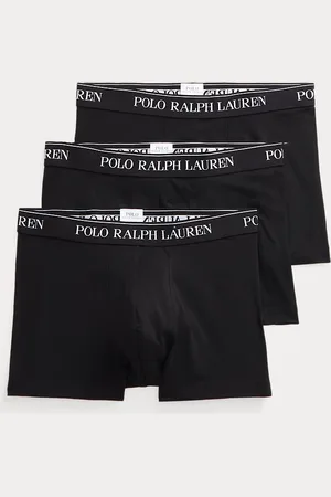 Ralph Lauren Tre paia di boxer in cotone stretch